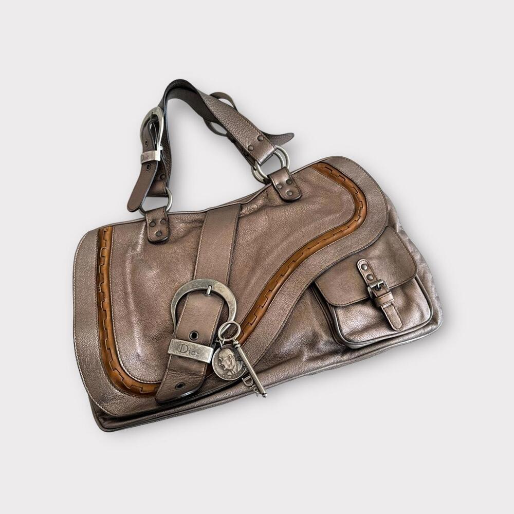 Christian Dior 2000s Gaucho Saddle Bag